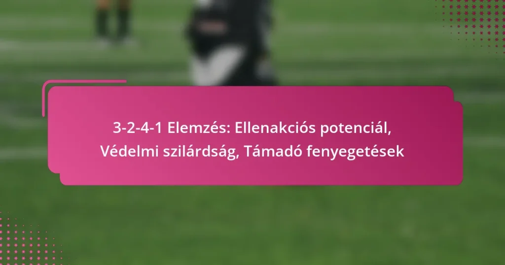 3-2-4-1 Elemzés: Ellenakciós potenciál, Védelmi szilárdság, Támadó fenyegetések