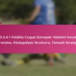 3-2-4-1 Felállás Csapat Szerepek: Védelmi Vonal Szervezése, Középpályás Struktúra, Támadó Stratégiák