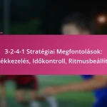 3-2-4-1 Stratégiai Megfontolások: Játékkezelés, Időkontroll, Ritmusbeállítás
